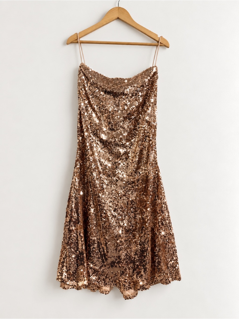 Gold Sequin Skirt - Women